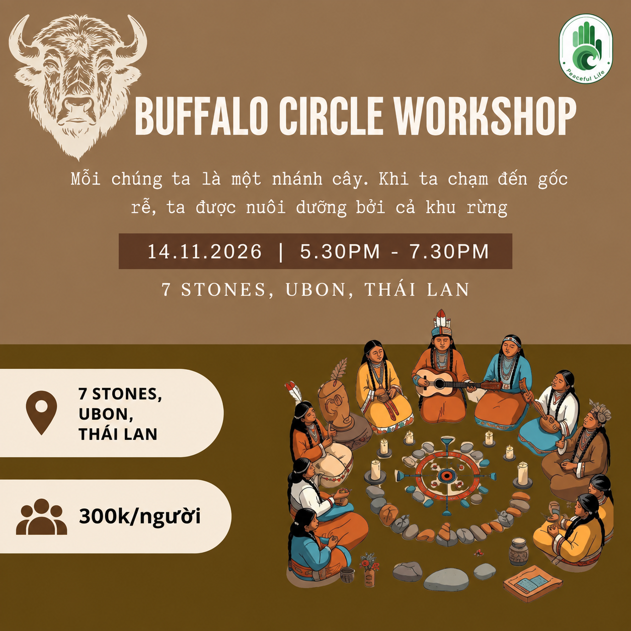 [FG Thái Lan - T11.2026] Buffalo Circle Workshop
