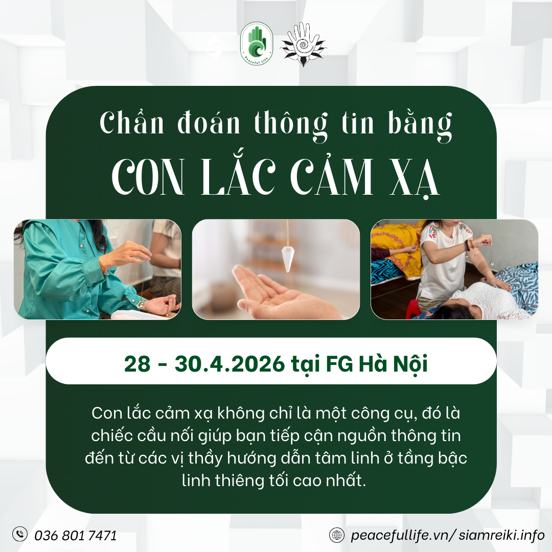 [FG Hà Nội - T4.2026] Chẩn đoán bằng con lắc cảm xạ (Pendulum) - Thầy Steve (học lại)