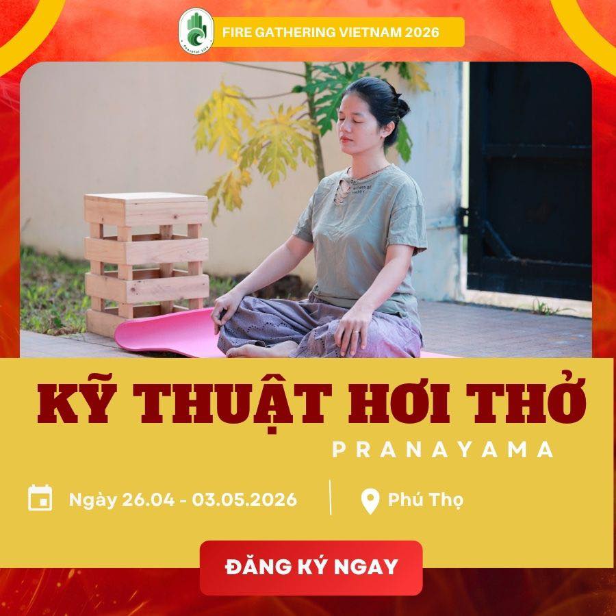 [FG Hà Nội - T4.2026] Tập luyện hơi thở Pranayama - Cô Điệp  2 buổi