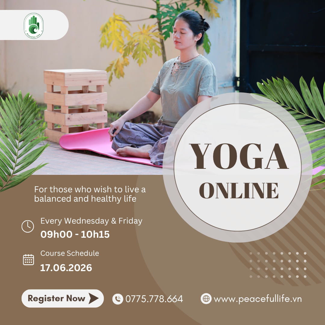 [Online Yoga June – For Existing Students] Online Yoga Course (24 Sessions) – Teacher Diep