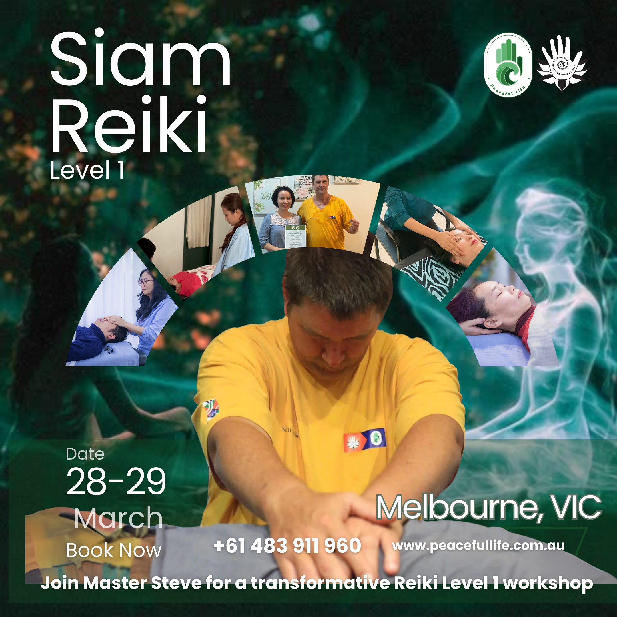Siam Reiki Level 1 : 28–29 Mar @ Melbourne