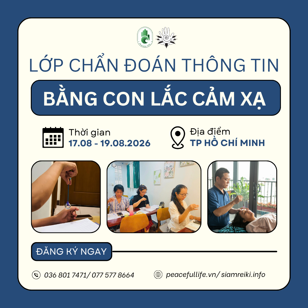 [HCM - T8.2026] - Chẩn đoán bằng con lắc cảm xạ (Pendulum) - Thầy Steve (Học lại)