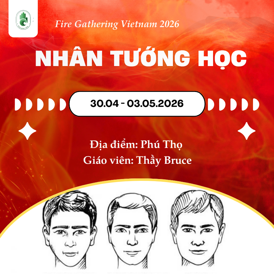 [FG Hà Nội - T4.2026] Lớp Nhân tướng học - Thầy Bruce