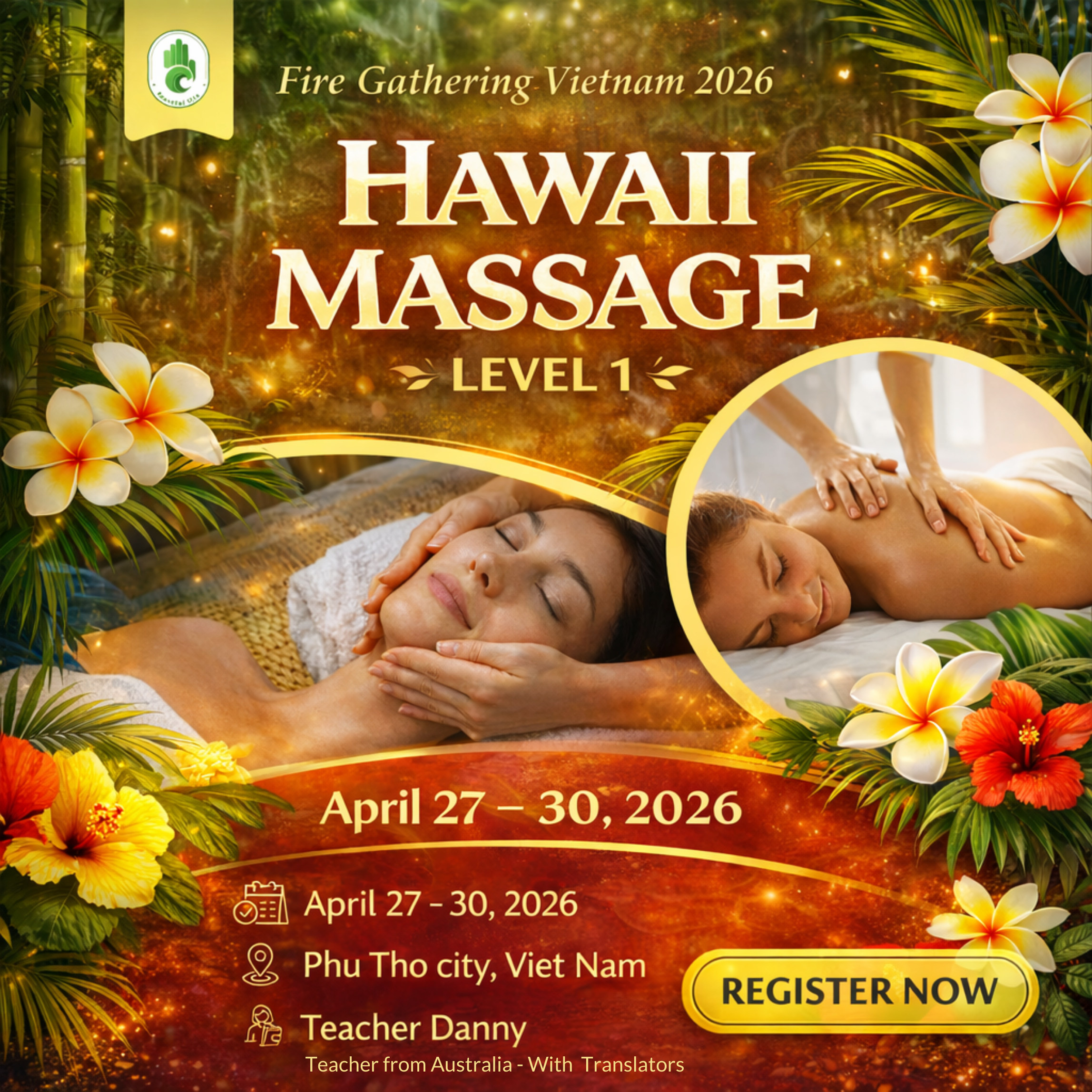 [FG Ha Noi - 2026] Hawaii massage level 1 (Teacher Danny)