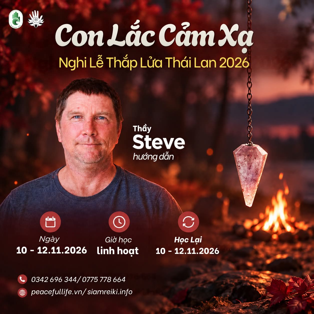 [FG Thái Lan - T11.2026] (Học lại) Chẩn đoán bằng con lắc cảm xạ (Pendulum) - Thầy Steve